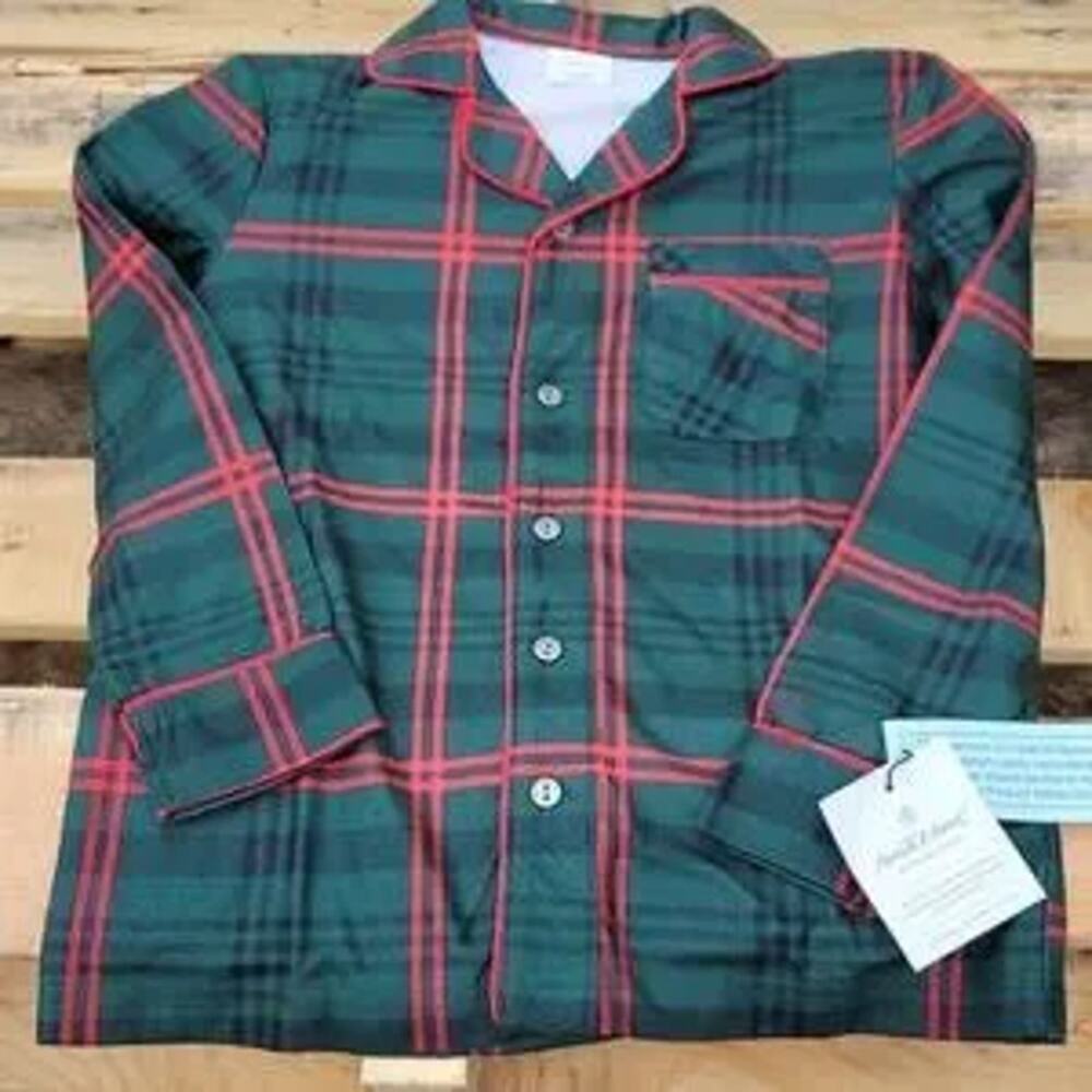 Hearth & Hand Kids Tartan Plaid 2pc Pajama Set - Christmas  Size 6